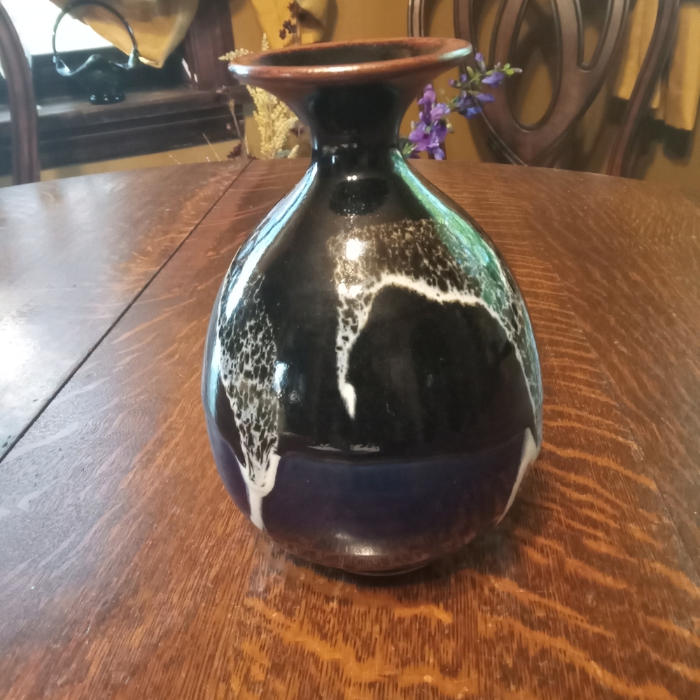 Vintage MCM Gary Shaffer Art Pottery Vase